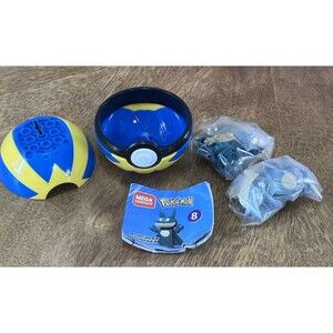 Pokemon Mega Construx Bloks Munchlax Figure Gcm72 Complete Quick Poke Ball